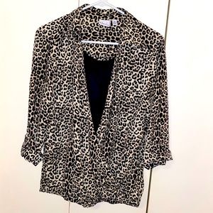 🖤🤎NWOT Kim Rogers Layered Wrap Top🤎🖤